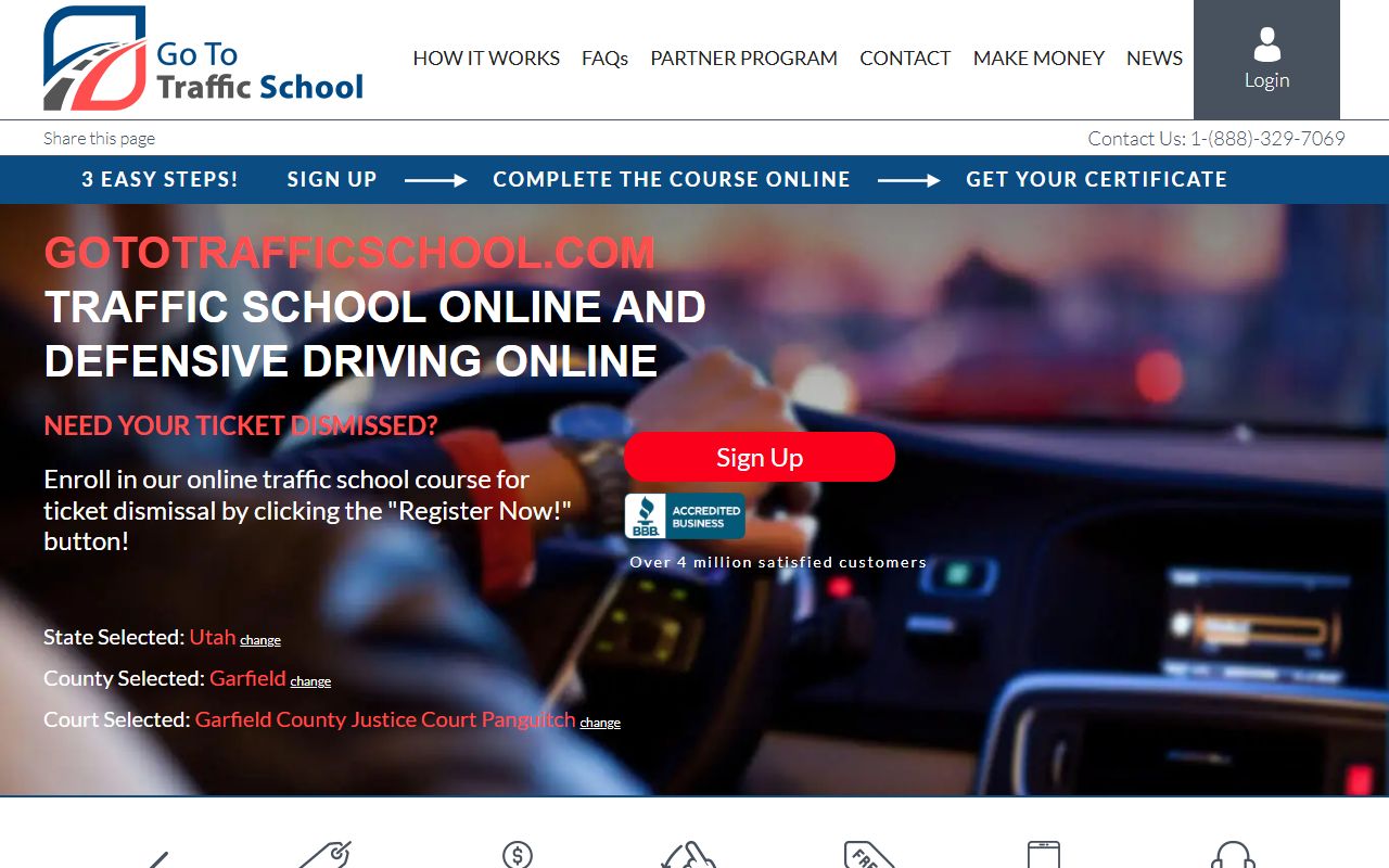 Garfield County Justice Court traffic ticket records and court directory